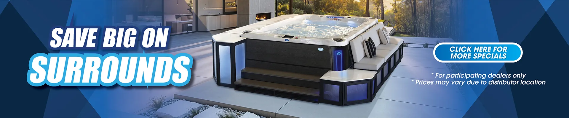 Calspas hot tub being used in a family setting - Mount Prospect