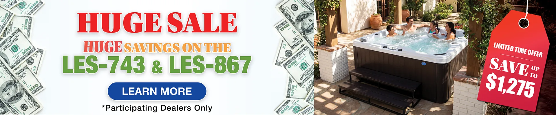 Calspas hot tub being used in a family setting - Mount Prospect